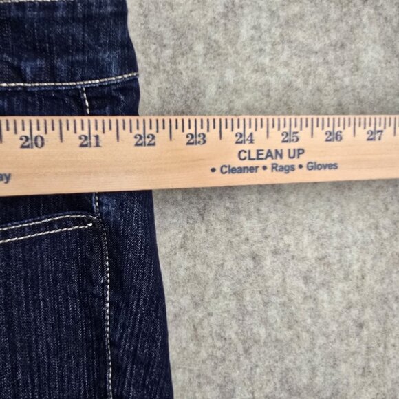 Calvin Klein Womens Bootcut Jeans Dark Wash 22W Stretch Denim Classic Fit USA - Picture 7 of 8